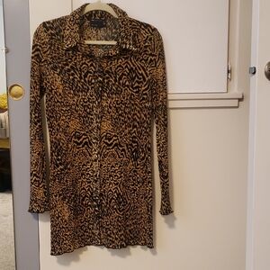 Asos Cheetah Print Mini Dress - Womens 6